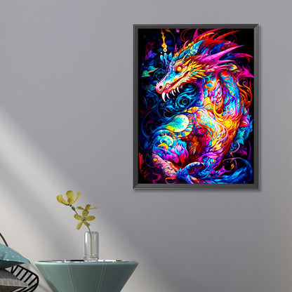 Color Dragon - Full Round Drill Diamond Painting 40*60CM