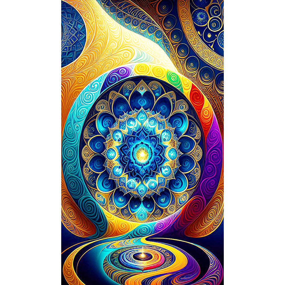 Mandala Loop - Full Round Drill Diamond Painting 40*70CM
