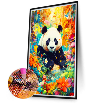 Panda - Full Round Drill Diamond Painting 40*70CM