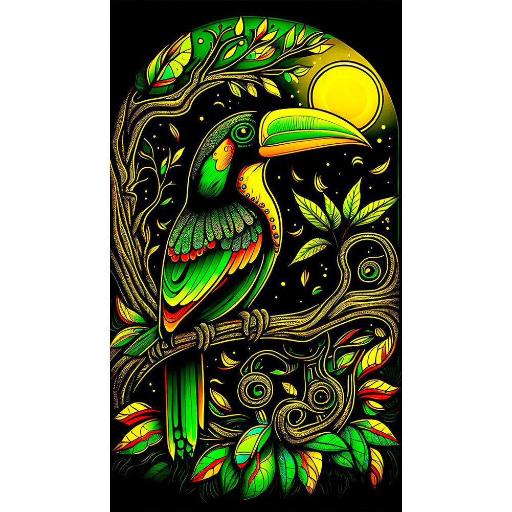 Toucan - Full Round Drill Diamond Painting 40*70CM