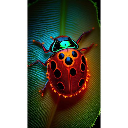 Fluorescent Insects - Full Round Drill Diamond Painting 40*70CM