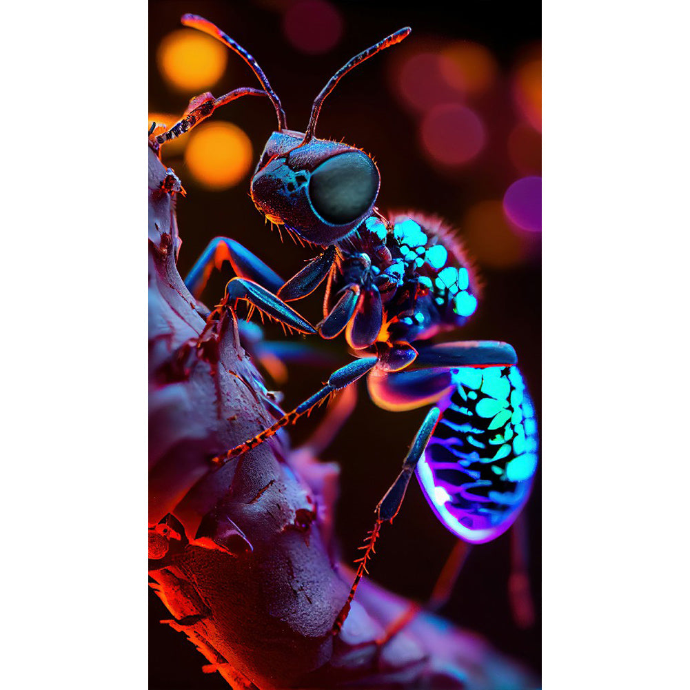 Fluorescent Insects - Full Round Drill Diamond Painting 40*70CM