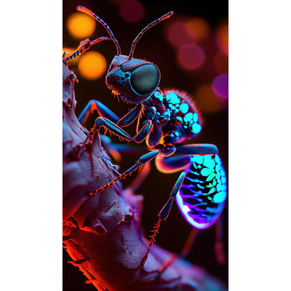 Fluorescent Insects - Full Round Drill Diamond Painting 40*70CM