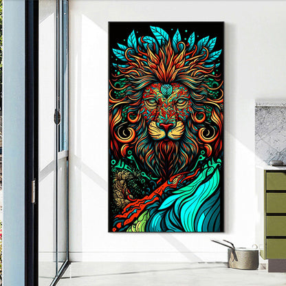 Color Lion - Full Round Drill Diamond Painting 40*70CM