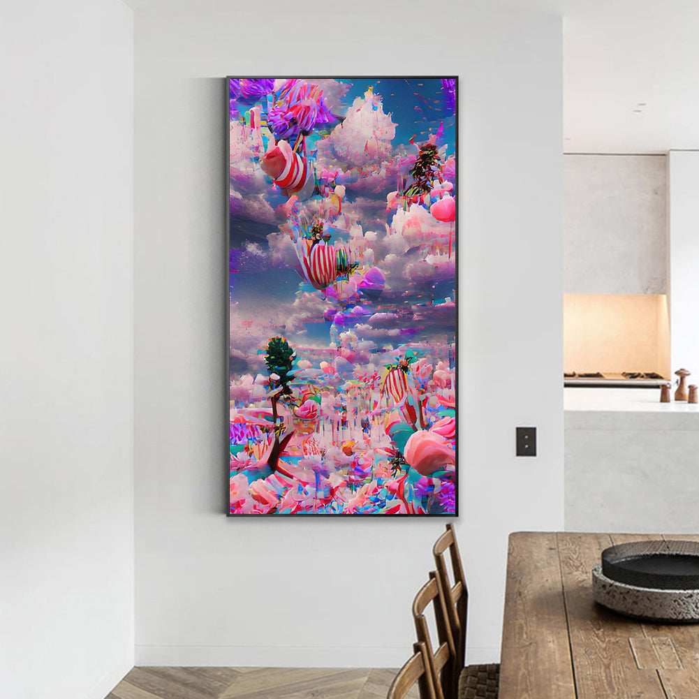 Dream Candy City - Full Round Drill Diamond Painting 40*70CM