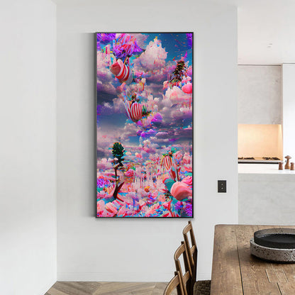 Dream Candy City - Full Round Drill Diamond Painting 40*70CM