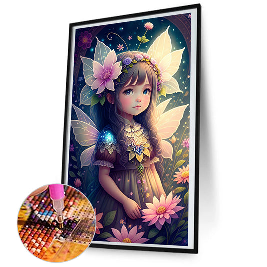 Elf Girl - Full Round Drill Diamond Painting 45*80CM
