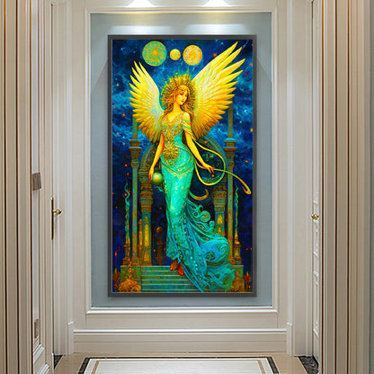 Greek Angel Girl - Full Round Drill Diamond Painting 40*70CM