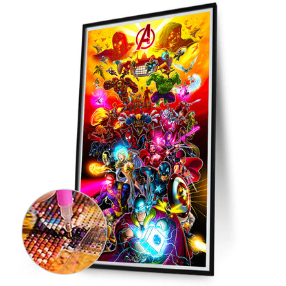 Marvel - Full Round Drill Diamond Painting 40*70CM