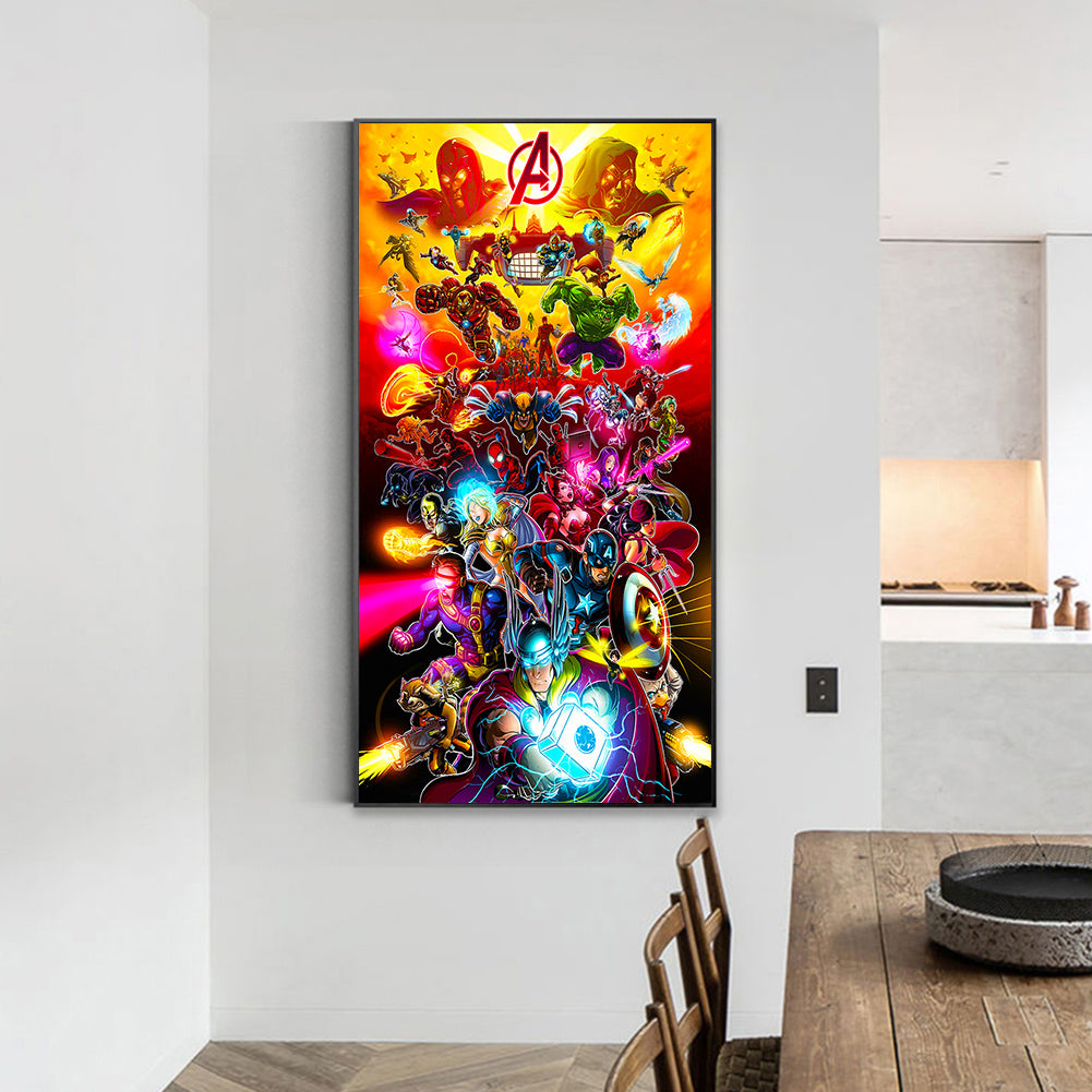 Marvel - Full Round Drill Diamond Painting 40*70CM