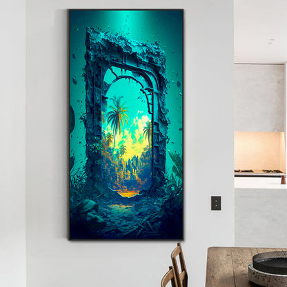 Gate To Another World - Full Round Drill Diamond Painting 40*80CM