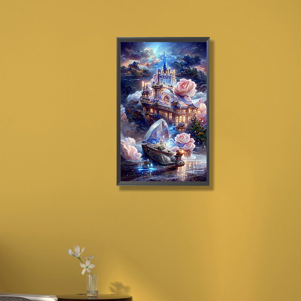 Dream Ship - Full Round Drill Diamond Painting 30*50CM