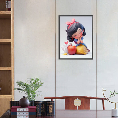 Snow White - Full Round Drill Diamond Painting 30*40CM