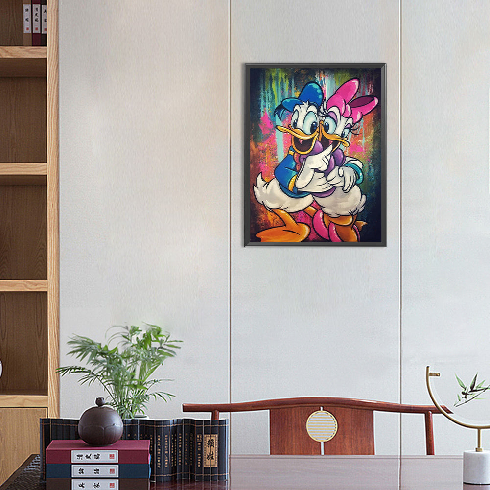 Donald Duck - Full Round Drill Diamond Painting 30*40CM