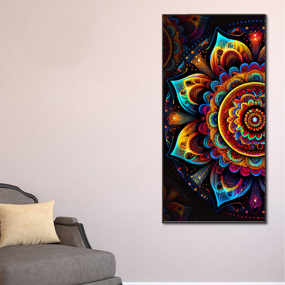 Twin Mandala - Full Round Drill Diamond Painting 40*80cm
