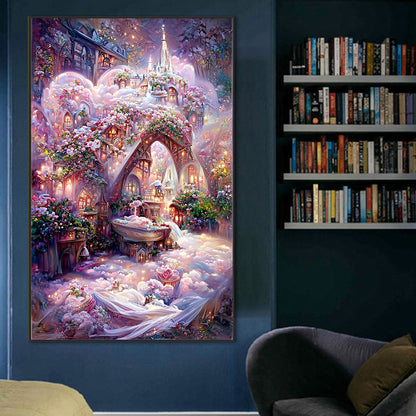 Rose Manor - Full Round Drill Diamond Painting 50*80CM