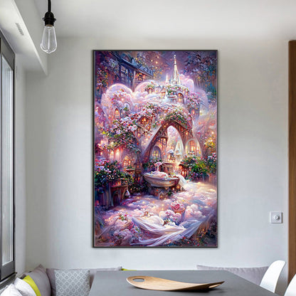 Rose Manor - Full Round Drill Diamond Painting 50*80CM