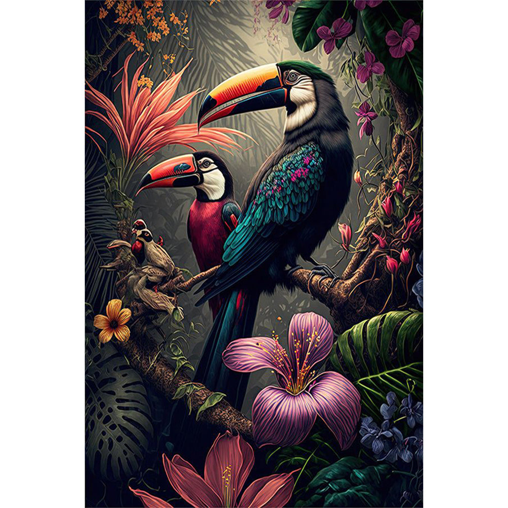 Toucan - Full Round Drill Diamond Painting 40*60CM