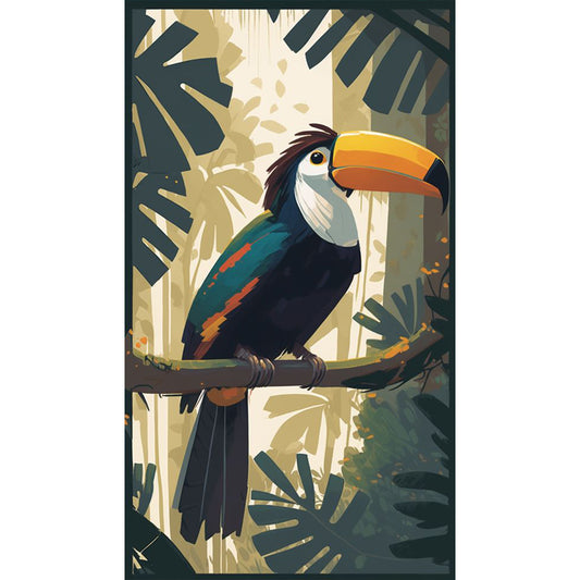 Toucan - Full Round Drill Diamond Painting 40*70CM