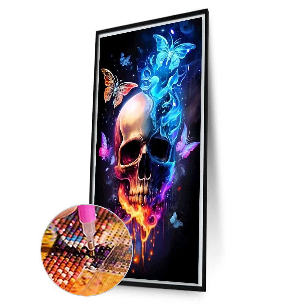Skeleton Butterfly - Full Square Drill Diamond Painting 40*70CM