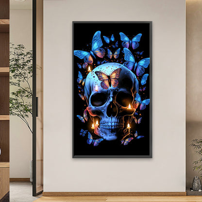 Skeleton Butterfly - Full Square Drill Diamond Painting 40*70CM