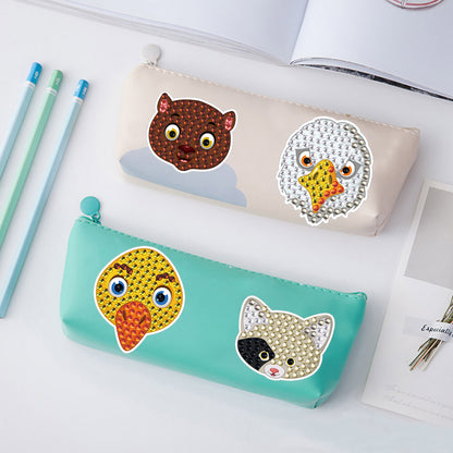 DIY Child Stickers Toy Animals Diamond Stickers Cartoon for Kids Adult Beginners