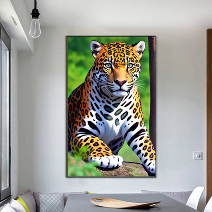 Leopard - Full Round Drill Diamond Painting 50*80CM