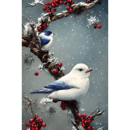 White Dove - Full Round Drill Diamond Painting 40*60CM