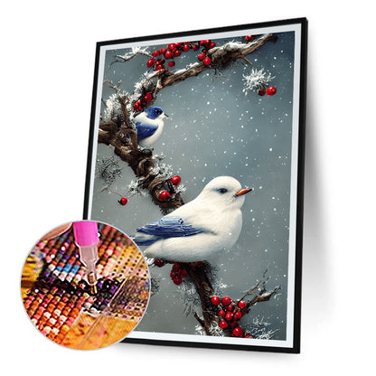 White Dove - Full Round Drill Diamond Painting 40*60CM