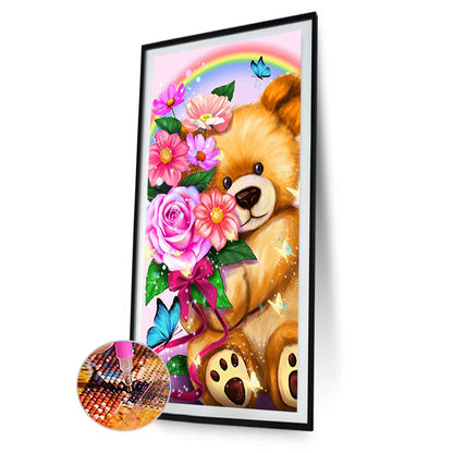 Cartoon Bear - Full Round Drill Diamond Painting 40*70CM