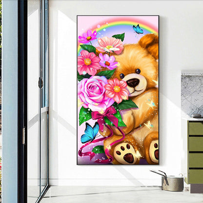 Cartoon Bear - Full Round Drill Diamond Painting 40*70CM