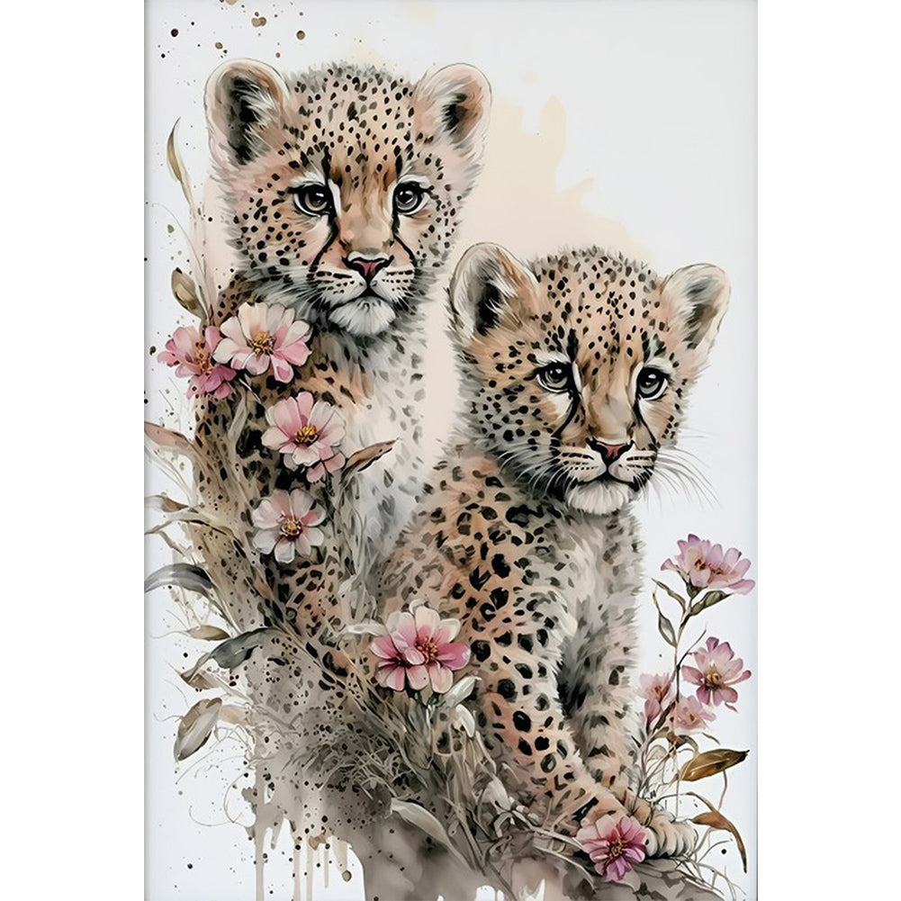 Little Leopard - Full Round Drill Diamond Painting 50*70CM