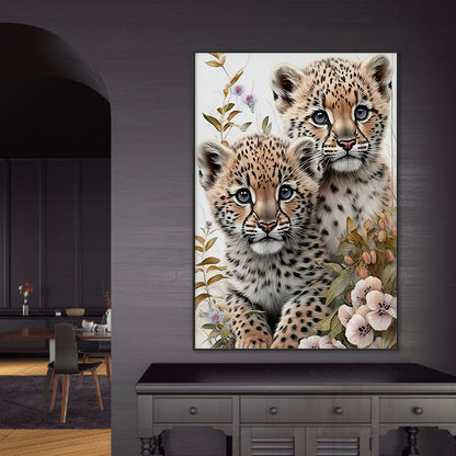 Little Leopard - Full Round Drill Diamond Painting 50*70CM