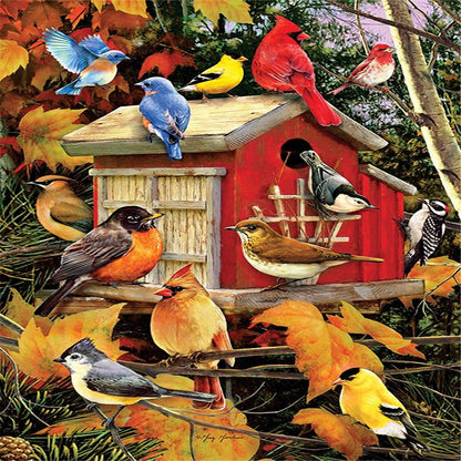 Bird Nest - Full Square Drill Diamond Painting 30*40CM