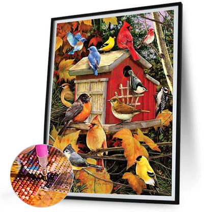 Bird Nest - Full Square Drill Diamond Painting 30*40CM