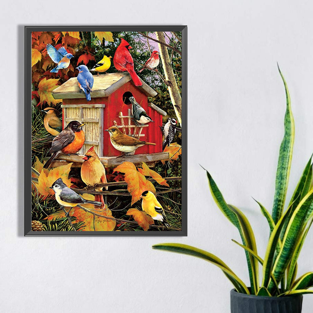 Bird Nest - Full Square Drill Diamond Painting 30*40CM