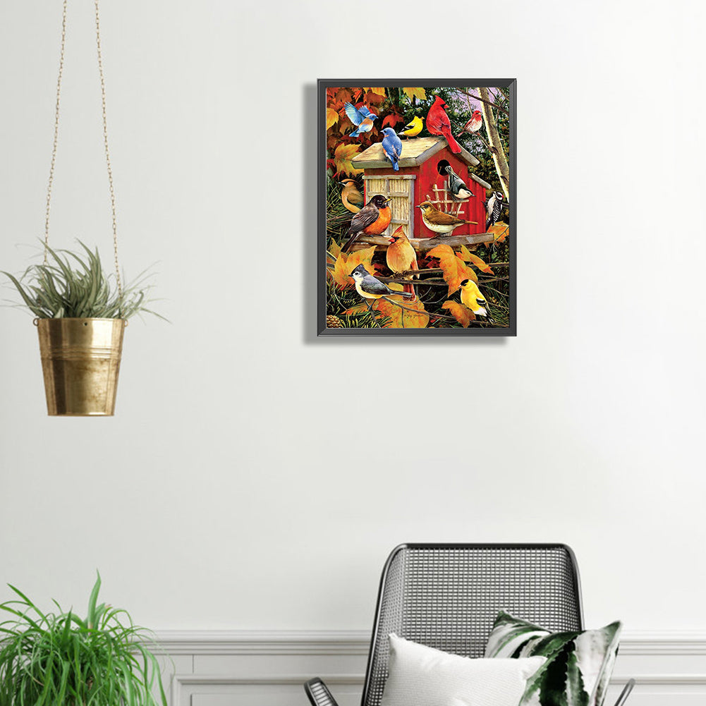 Bird Nest - Full Square Drill Diamond Painting 30*40CM