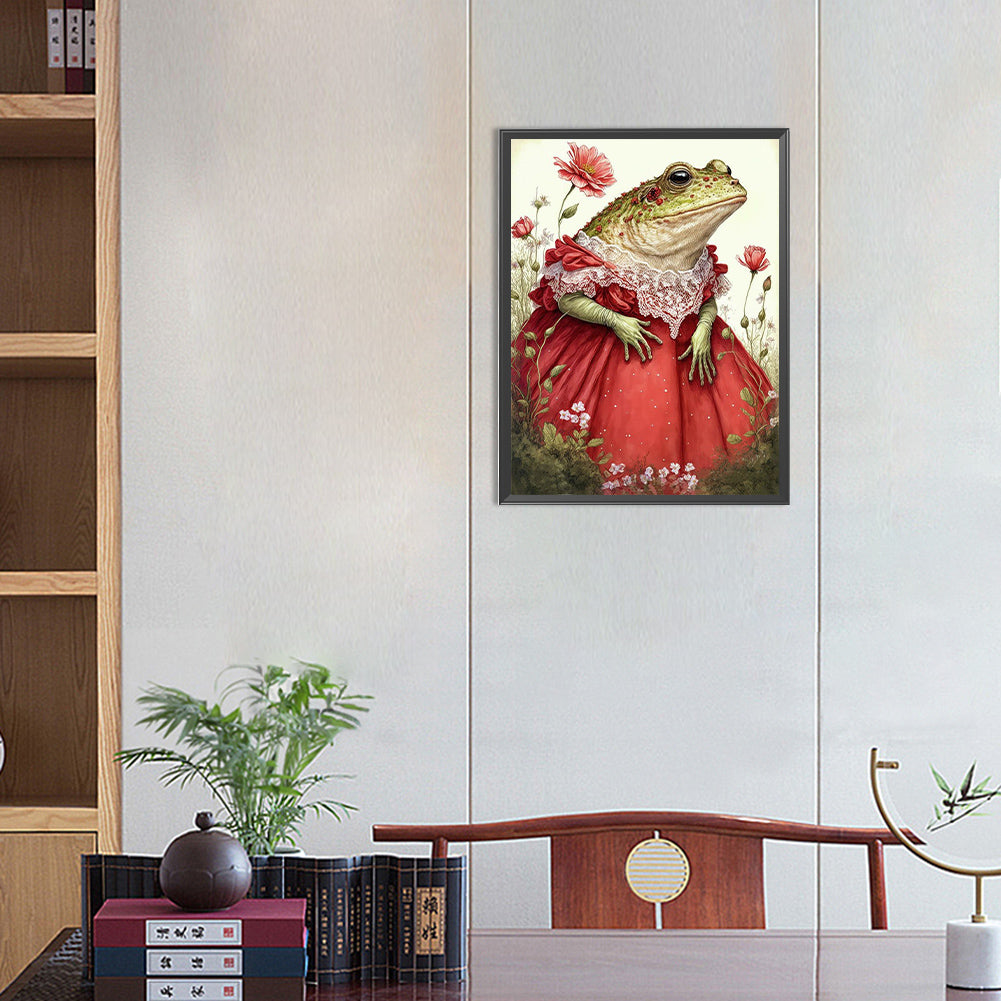 The Frog Princess In A Dress - Full Round Drill Diamond Painting 30*40CM