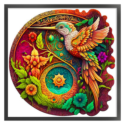 Hummingbird - 11CT Stamped Cross Stitch 40*40CM