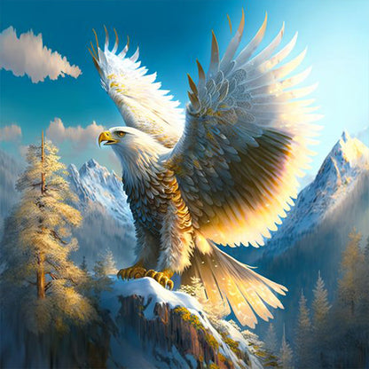 Eagle - AB Square Drill Diamond Painting 40*40CM