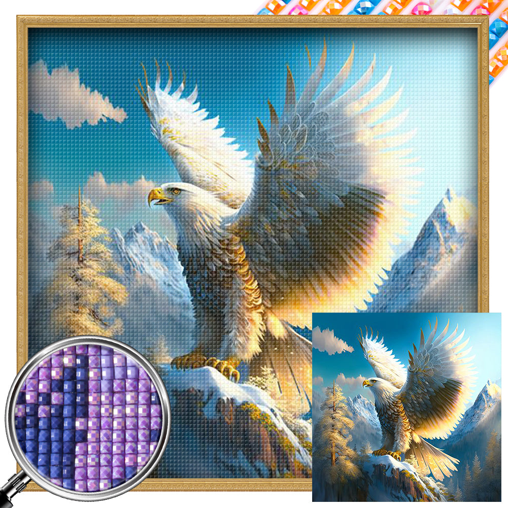 Eagle - AB Square Drill Diamond Painting 40*40CM