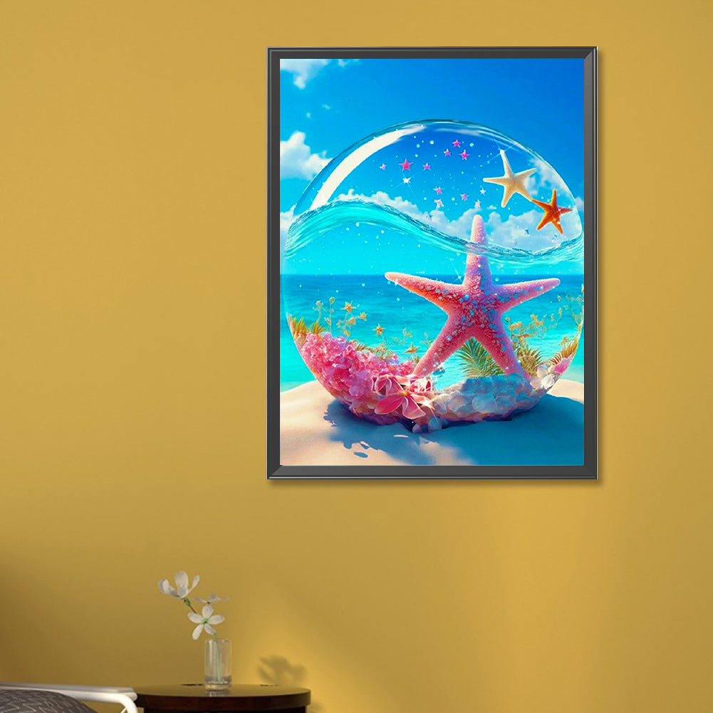 Beach Starfish - Full Square Drill Diamond Painting 20*30CM