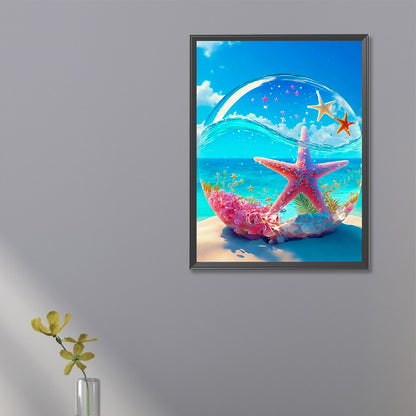 Beach Starfish - Full Square Drill Diamond Painting 20*30CM