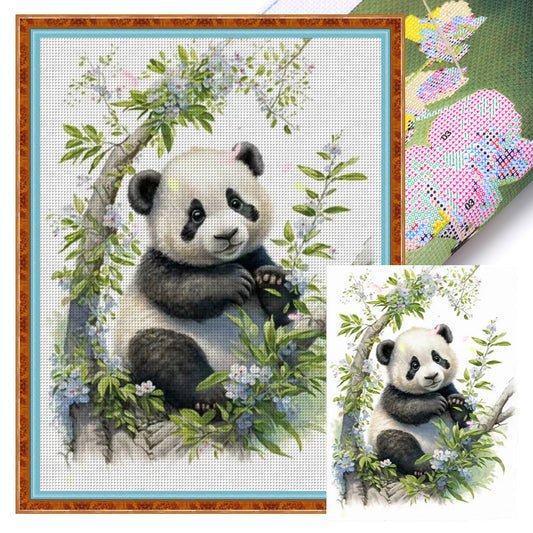 Panda - 11CT Stamped Cross Stitch 40*55CM