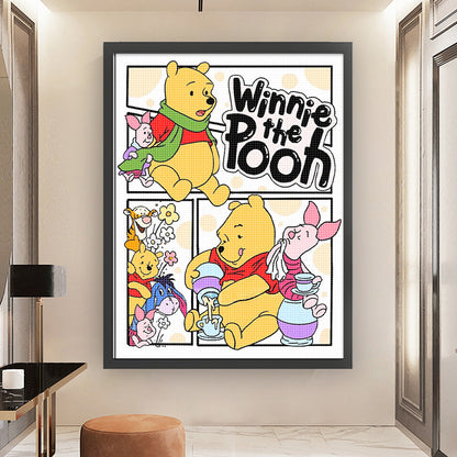 Disney Winnie The Pooh And Piggy - 11CT Stamped Cross Stitch 50*67CM