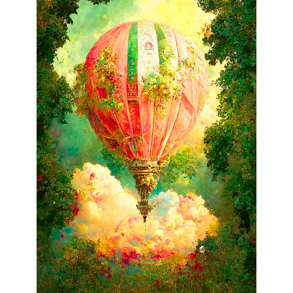 Hot Air Balloon - Full Round Drill Diamond Painting 30*40CM