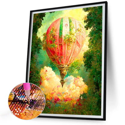 Hot Air Balloon - Full Round Drill Diamond Painting 30*40CM