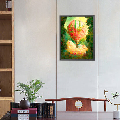 Hot Air Balloon - Full Round Drill Diamond Painting 30*40CM