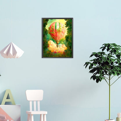 Hot Air Balloon - Full Round Drill Diamond Painting 30*40CM
