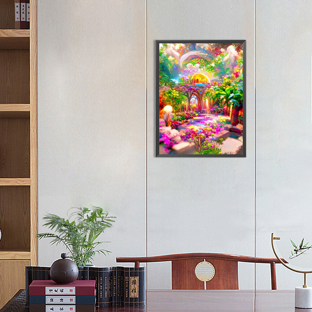 Quiet Lane - Full Round Drill Diamond Painting 30*40CM